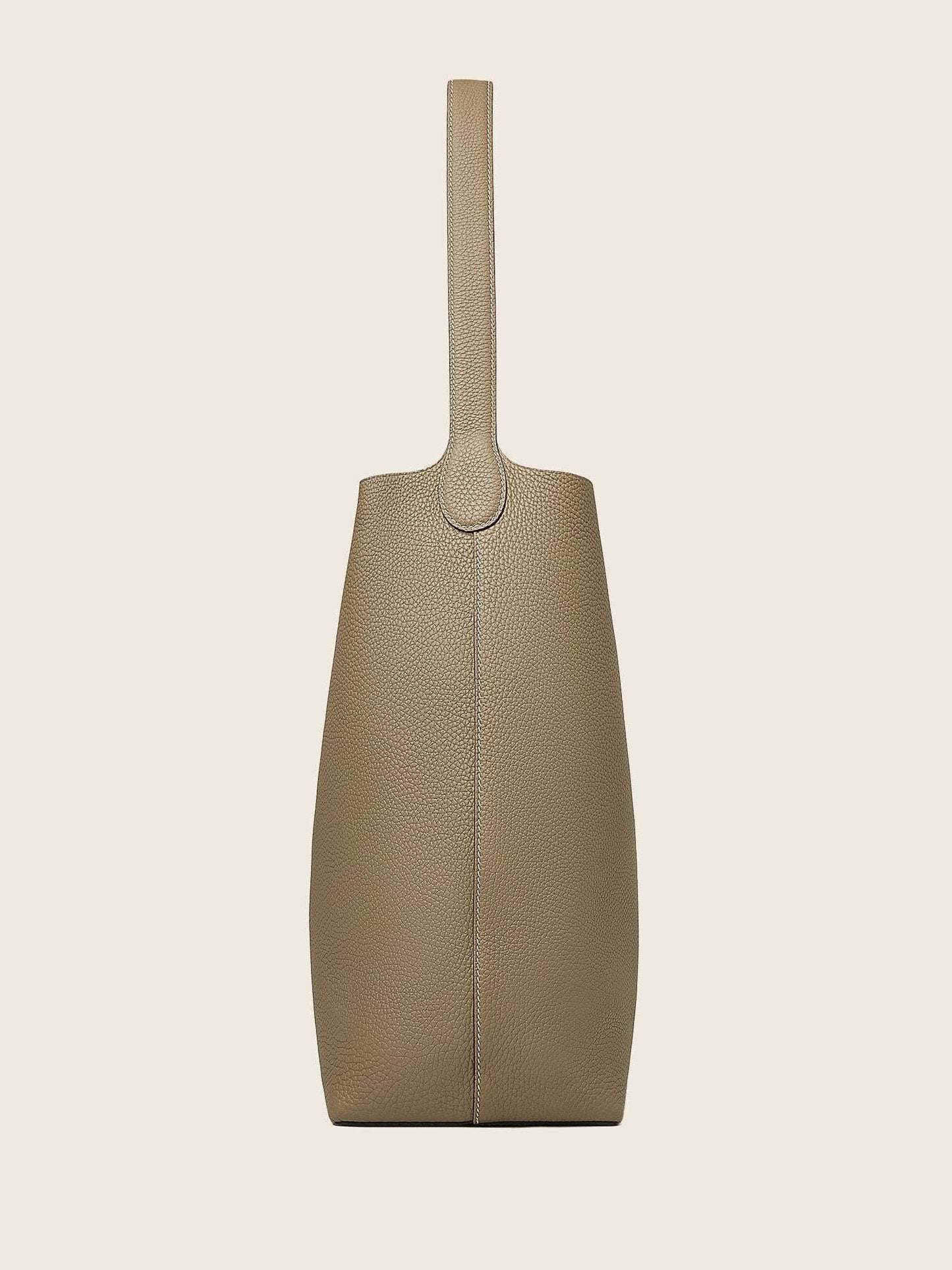 Hpai Medium Binah Bucket Bag in Leather - Limestone