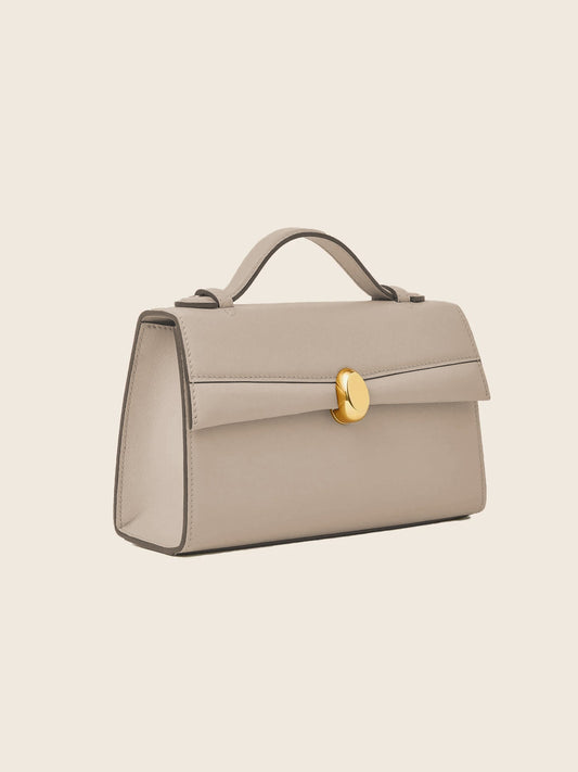 Hpai Julien Bag In Leather - Gravel