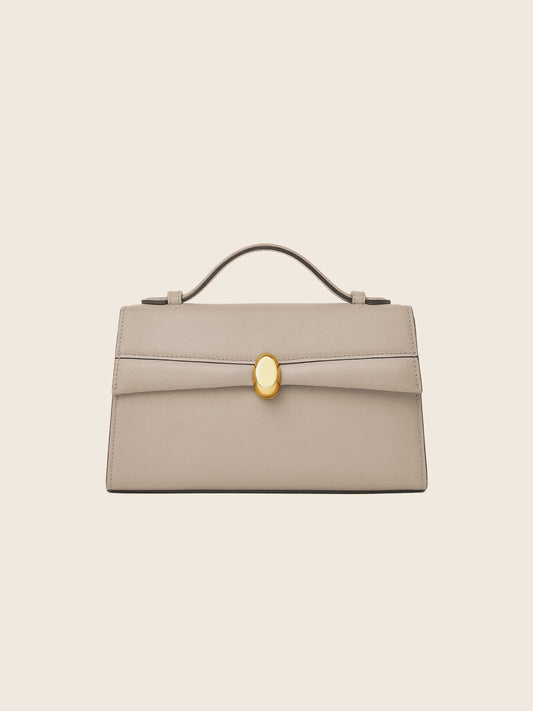 Hpai Julien Bag In Leather - Gravel